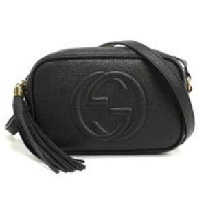 Gucci Crossbody Bag Soho Leather Black